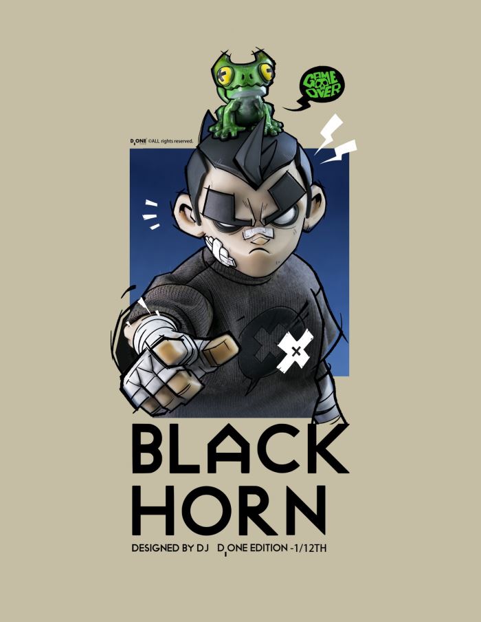 Dragon Year Limited Edition Loop Comic - Black Horn Doll