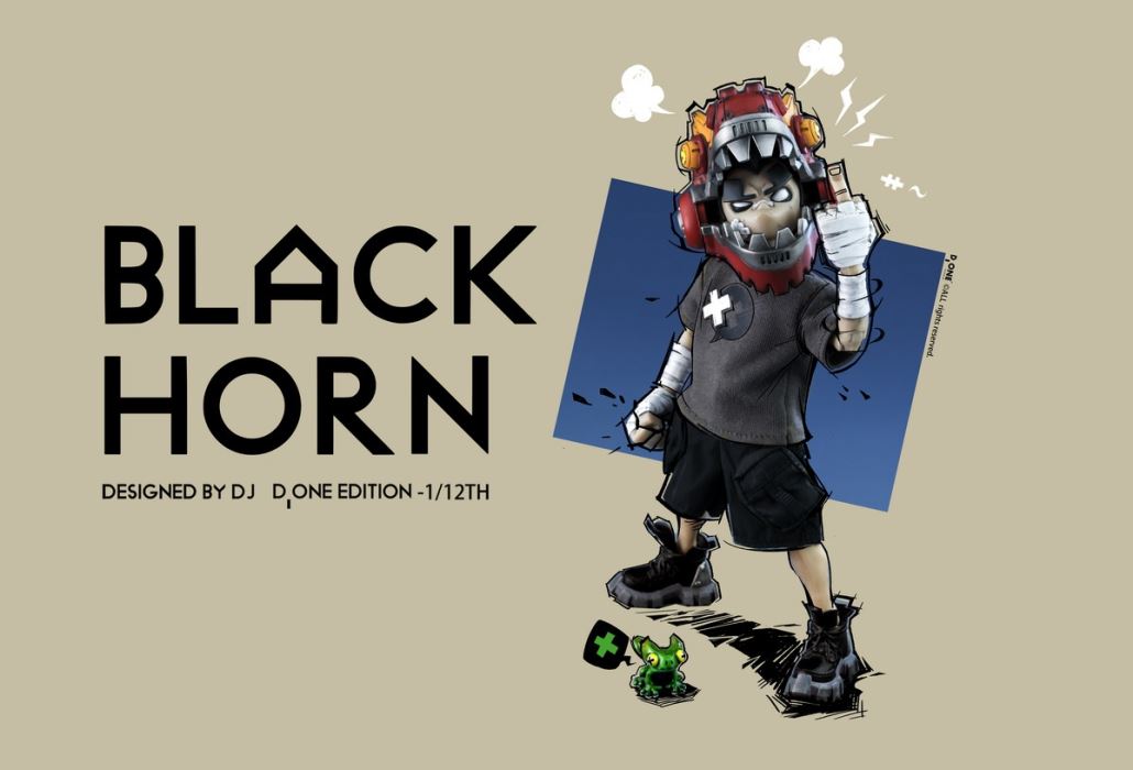 Dragon Year Limited Edition Loop Comic - Black Horn Doll