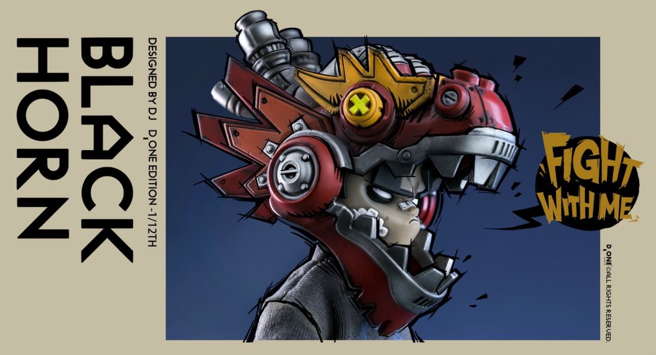 Dragon Year Limited Edition Loop Comic - Black Horn Doll