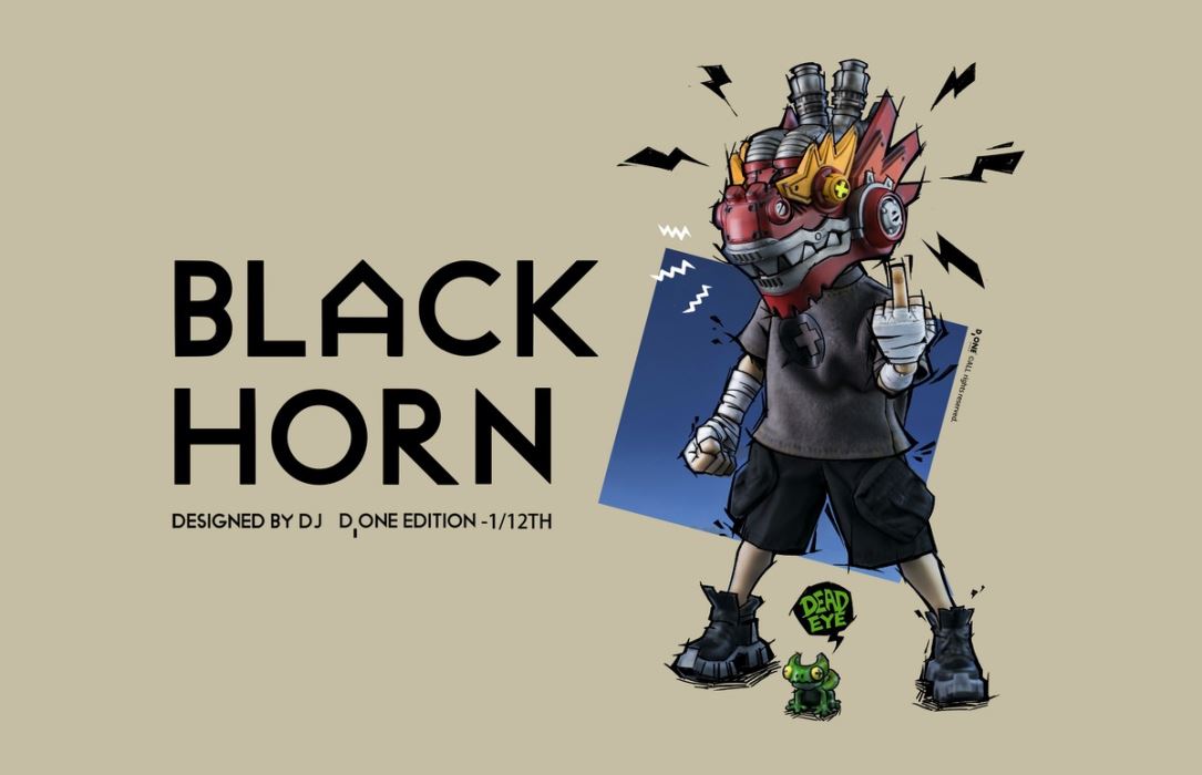 Dragon Year Limited Edition Loop Comic - Black Horn Doll
