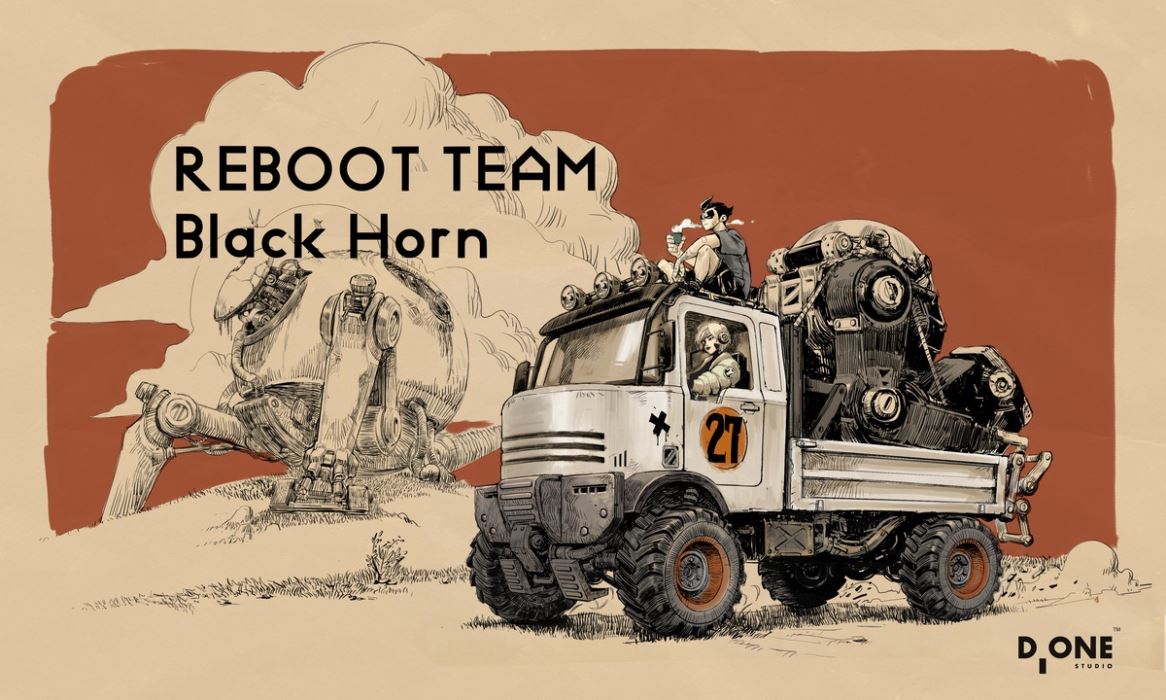 Dragon Year Limited Edition Loop Comic - Black Horn Doll