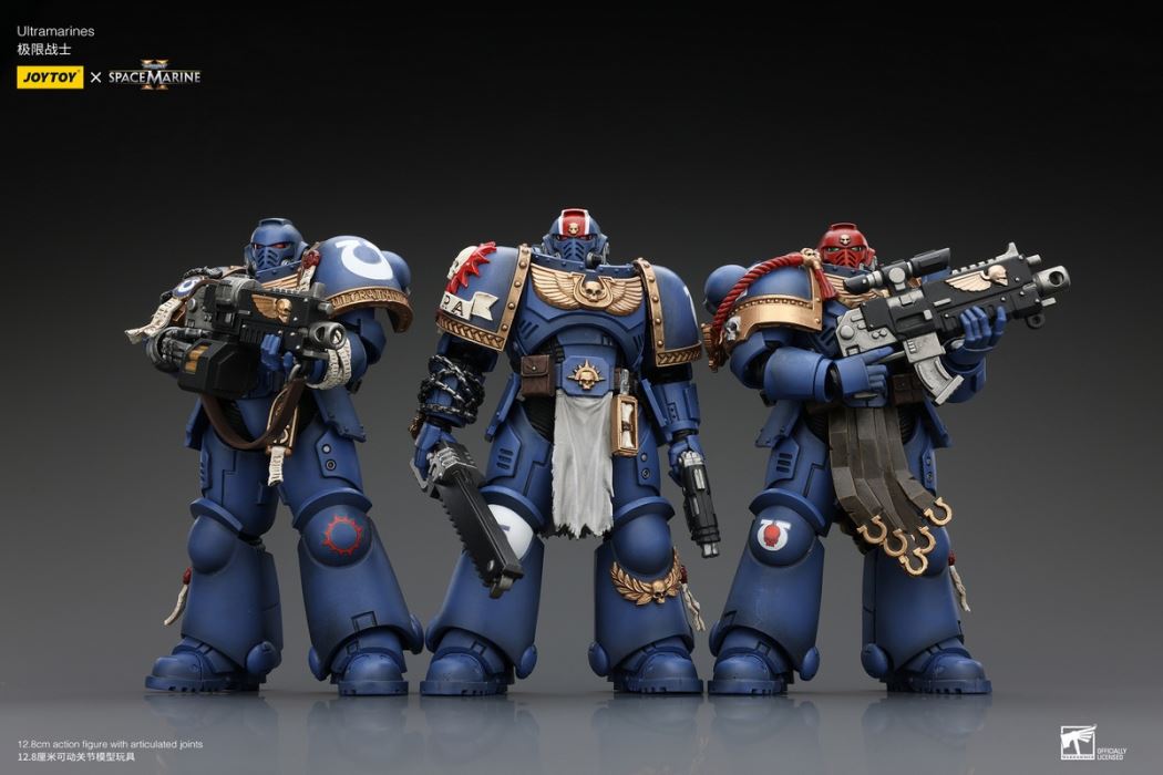 Ultramarines - Lieutenant Titus/Sergeant Gadriel/Chiron Brothers 1/18