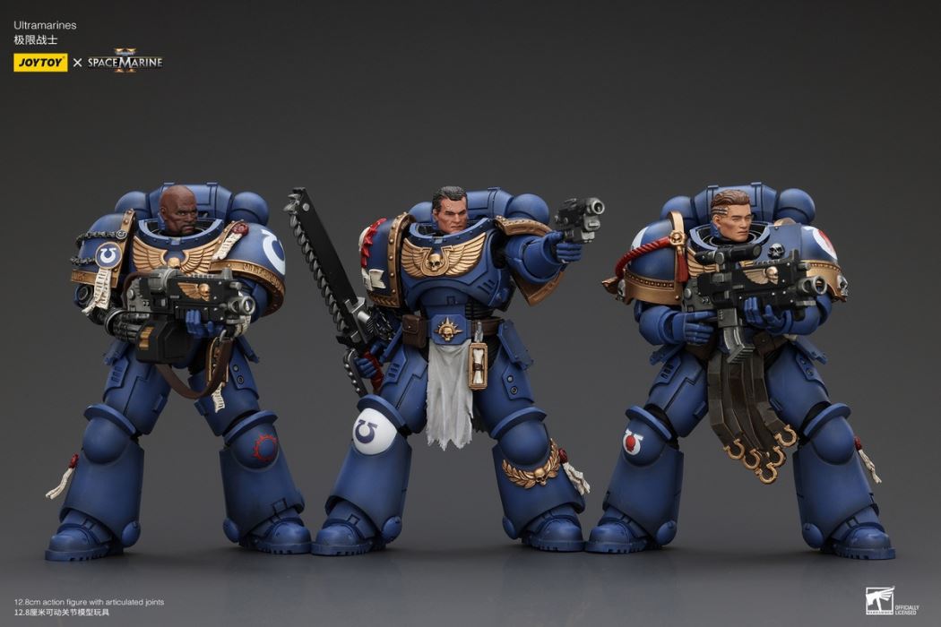 Ultramarines - Lieutenant Titus/Sergeant Gadriel/Chiron Brothers 1/18