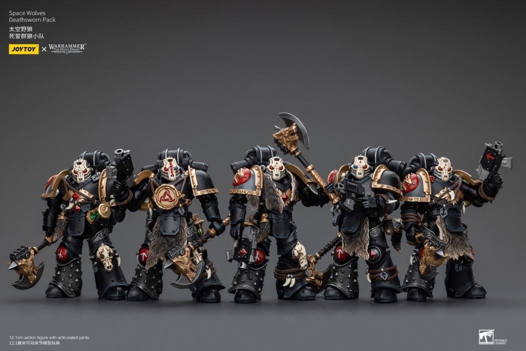 Space Wolves - Deathsworn Wolf Pack & Leman Russ VI Legion Primarch 1/18