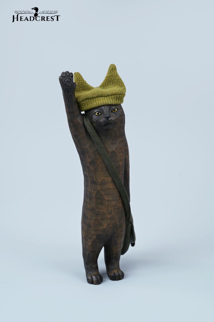 Woodcut Cat 8.0 H2405 Static Animal