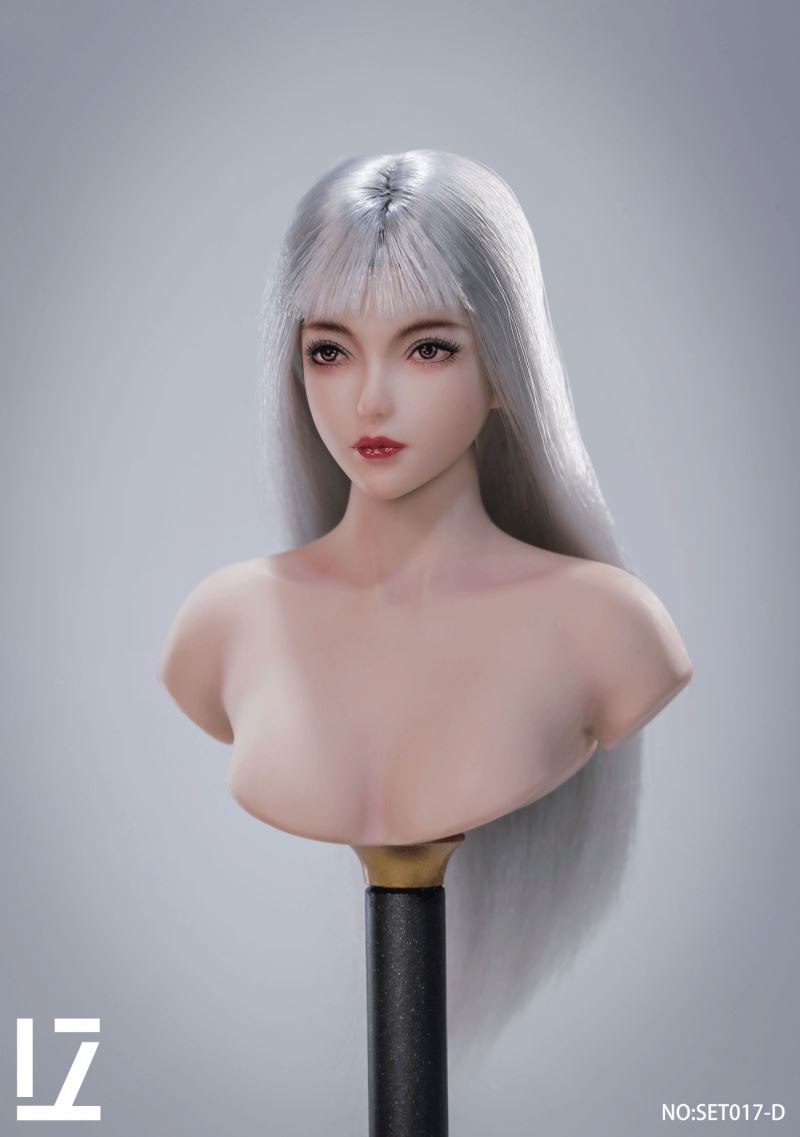 female head sculpture [SET017] 1/6
