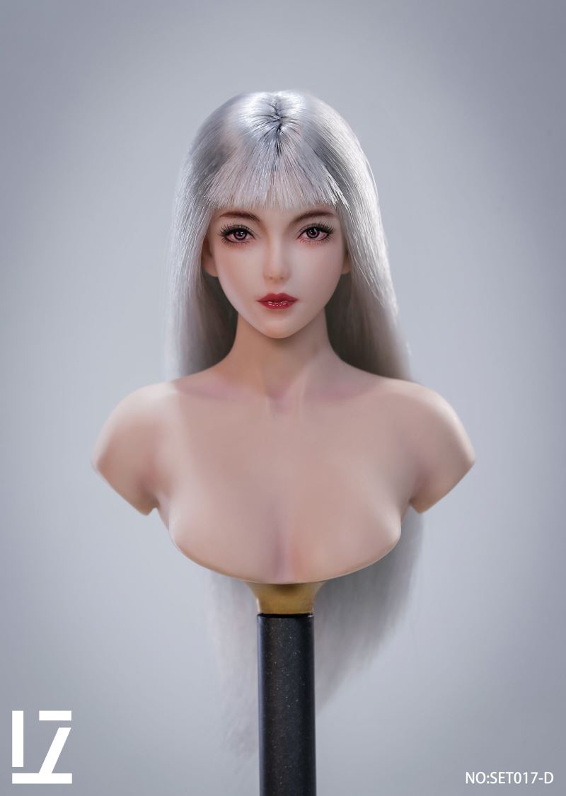 female head sculpture [SET017] 1/6