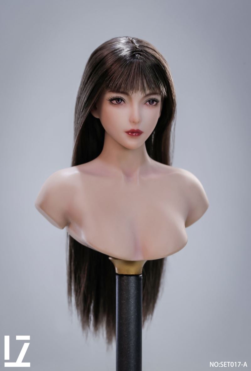 female head sculpture [SET017] 1/6