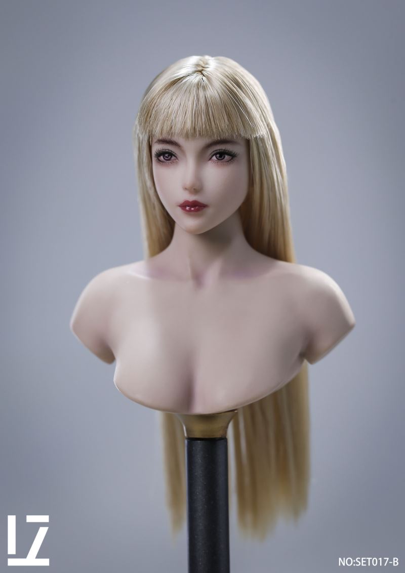 female head sculpture [SET017] 1/6