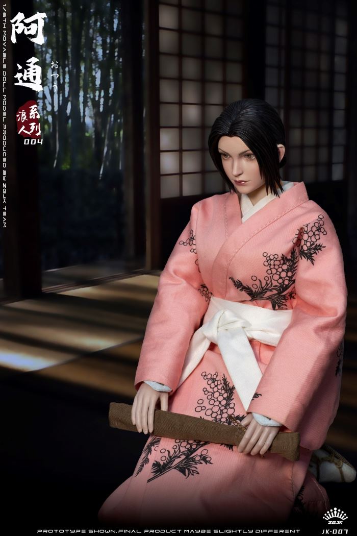 Ronin series-Atong female Ronin movable doll [JK-007] 1/6