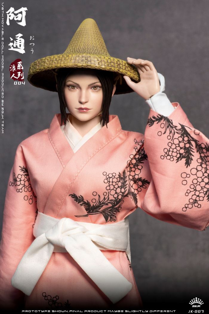 Ronin series-Atong female Ronin movable doll [JK-007] 1/6