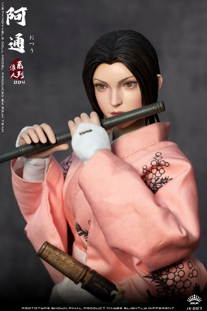 Ronin series-Atong female Ronin movable doll [JK-007] 1/6