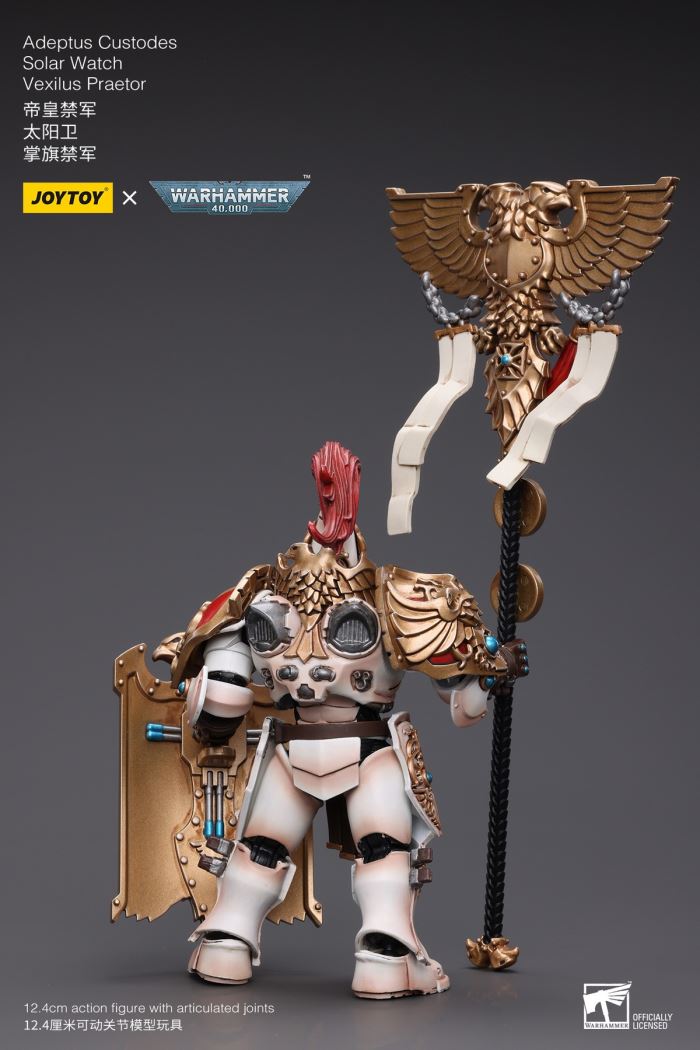 Emperor's Custodes Sun Guard - Guardian Spear Guard/Banner Guard/Sentinel Blade and Guard Shield Guard 1/18