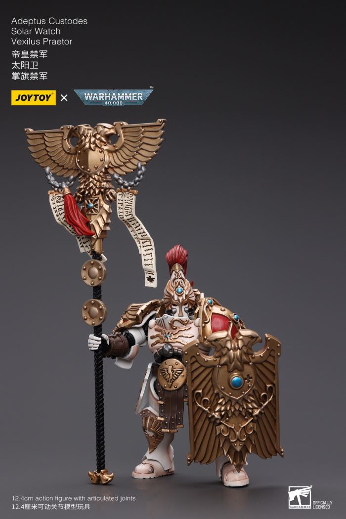 Emperor's Custodes Sun Guard - Guardian Spear Guard/Banner Guard/Sentinel Blade and Guard Shield Guard 1/18