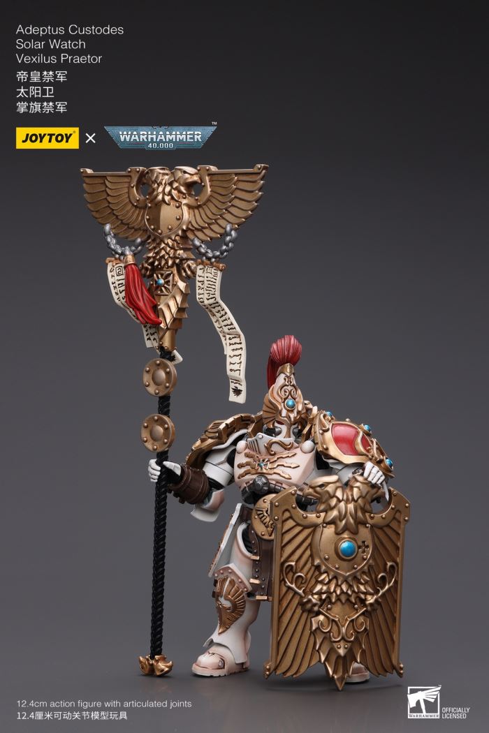 Emperor's Custodes Sun Guard - Guardian Spear Guard/Banner Guard/Sentinel Blade and Guard Shield Guard 1/18