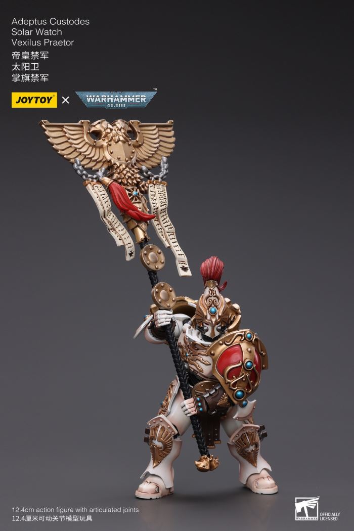 Emperor's Custodes Sun Guard - Guardian Spear Guard/Banner Guard/Sentinel Blade and Guard Shield Guard 1/18