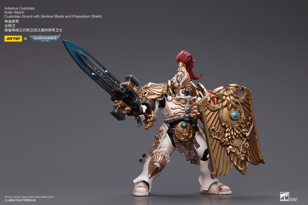 Emperor's Custodes Sun Guard - Guardian Spear Guard/Banner Guard/Sentinel Blade and Guard Shield Guard 1/18