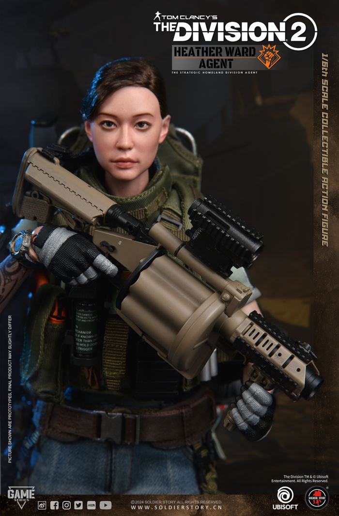 Ubisoft The Division 2 - female agent Heather Ward