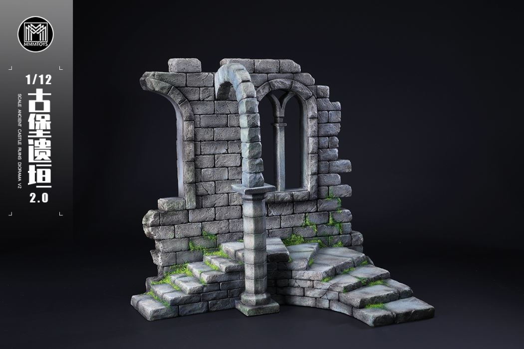 Ancient Castle Ruins Diorama V2 1/12