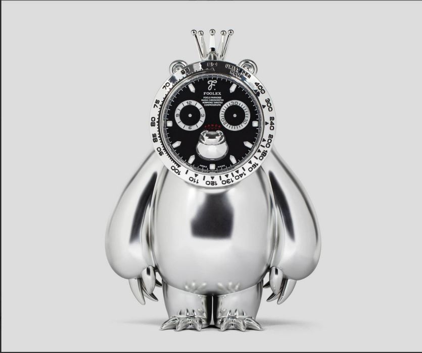 HONMONO TAIKETSU // REVERSE PANDA 2000 Fool's Black Silver Panda (Final Panda Series)