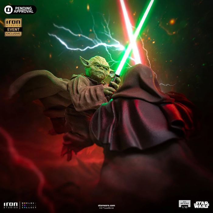 CCXP EX 1/10 Emperor vs Yoda