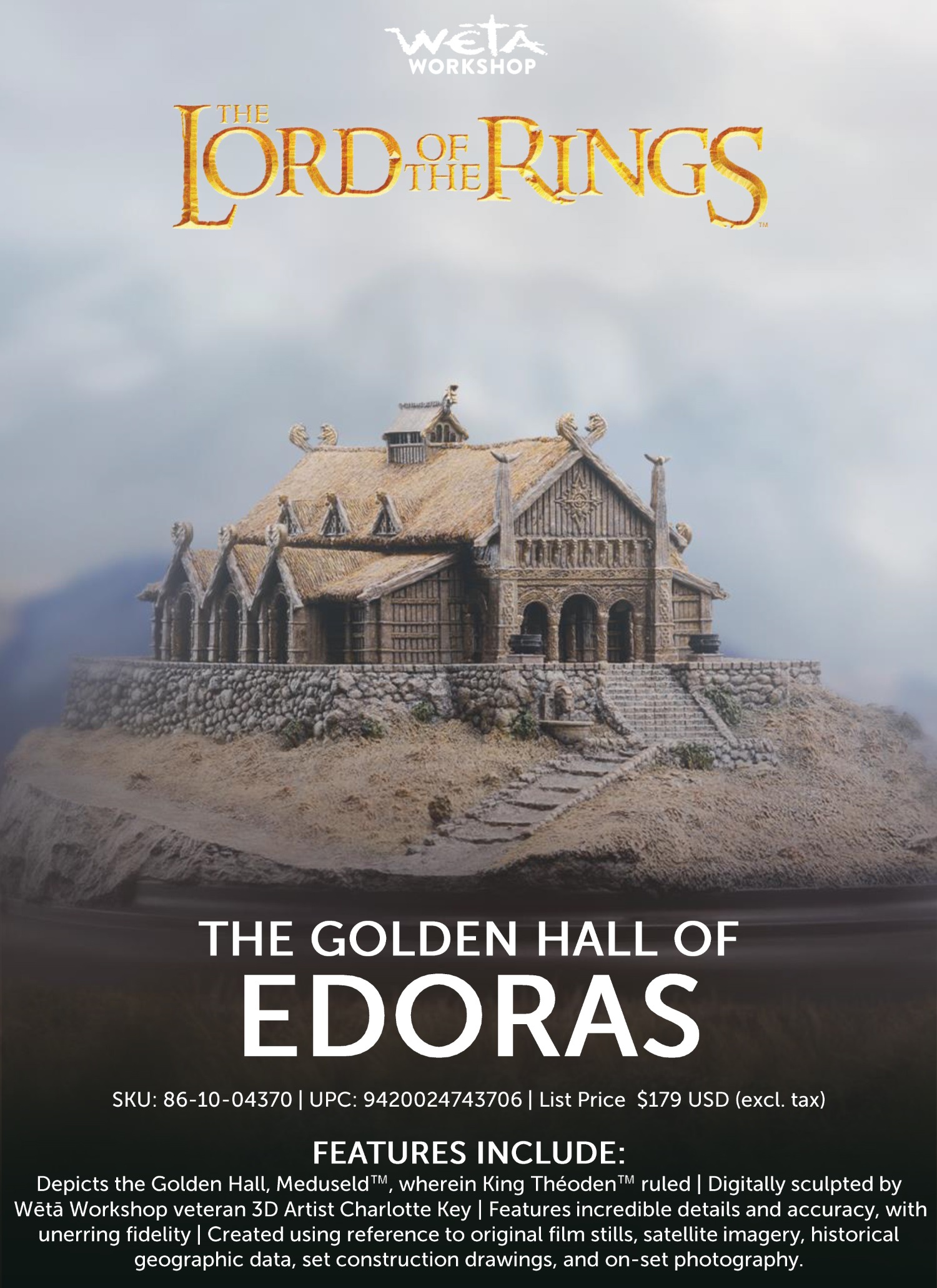 Edoras Golden Temple Scene - The Lord of the Rings