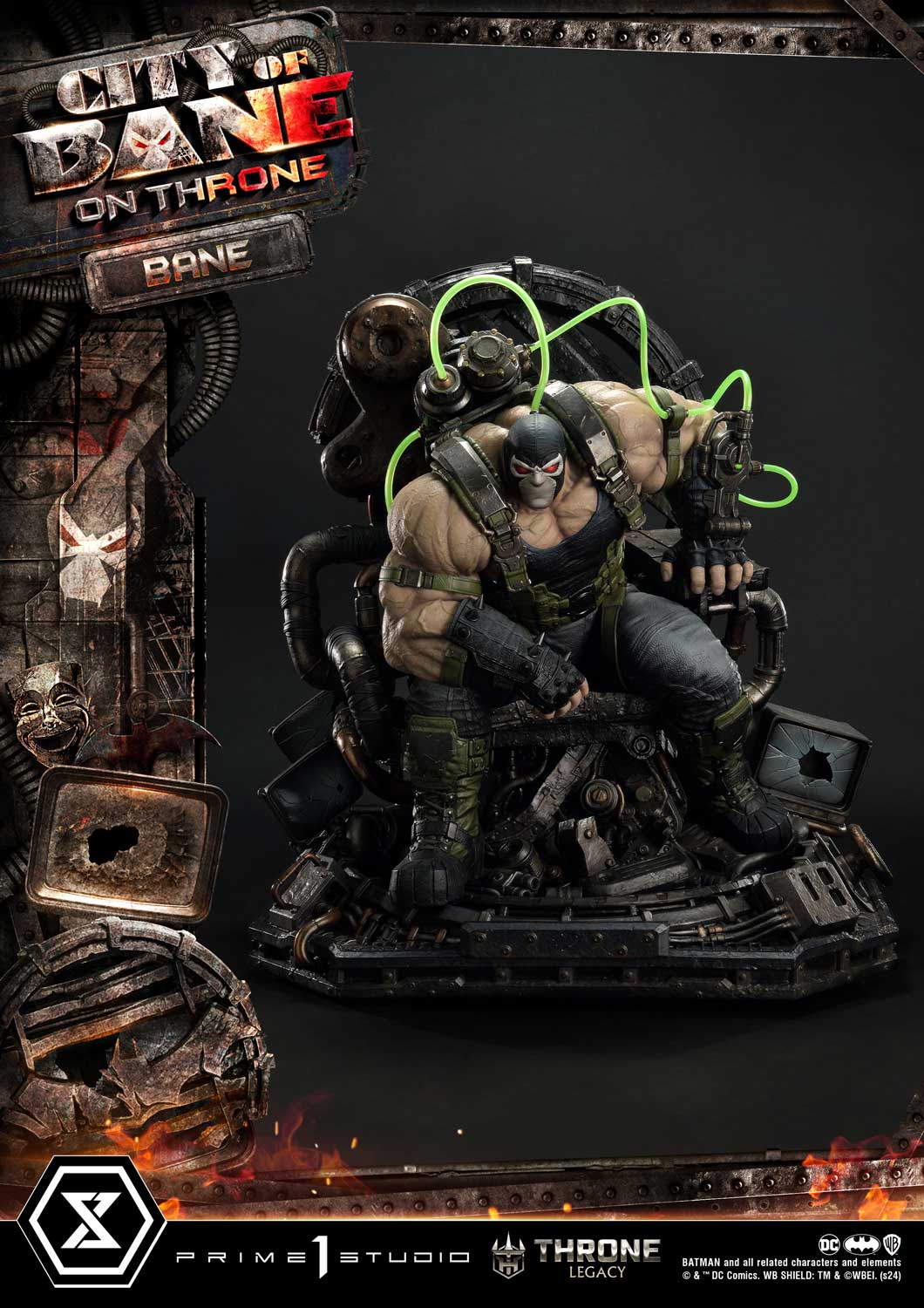 Batman (Comics) City of Bane - Bane on Throne (Concept design by Carlos D'Anda)