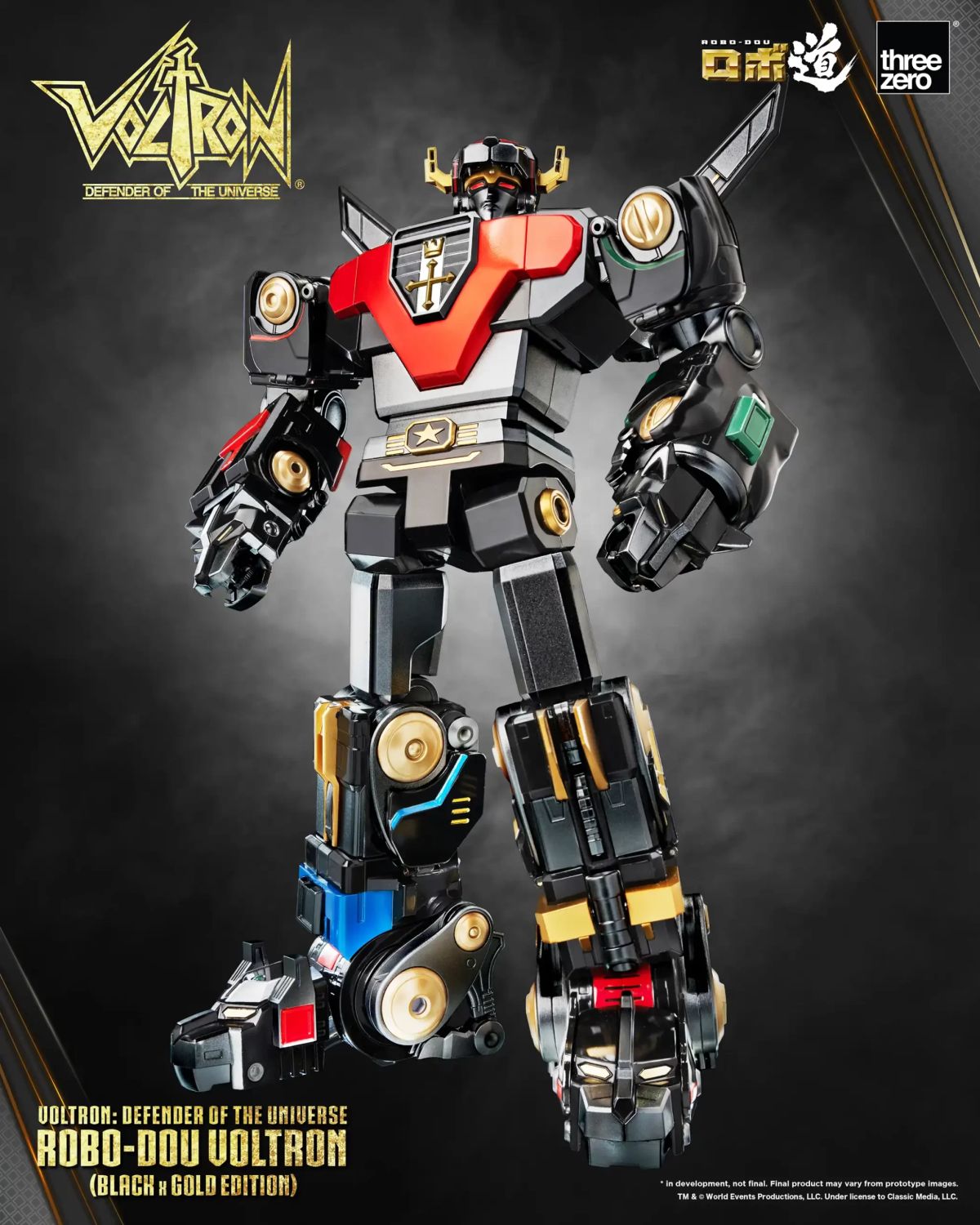 Voltron Robot Road Voltron (Black x Gold Edition)