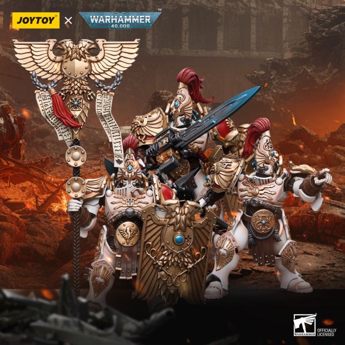 Emperor's Custodes Sun Guard - Guardian Spear Guard/Banner Guard/Sentinel Blade and Guard Shield Guard 1/18