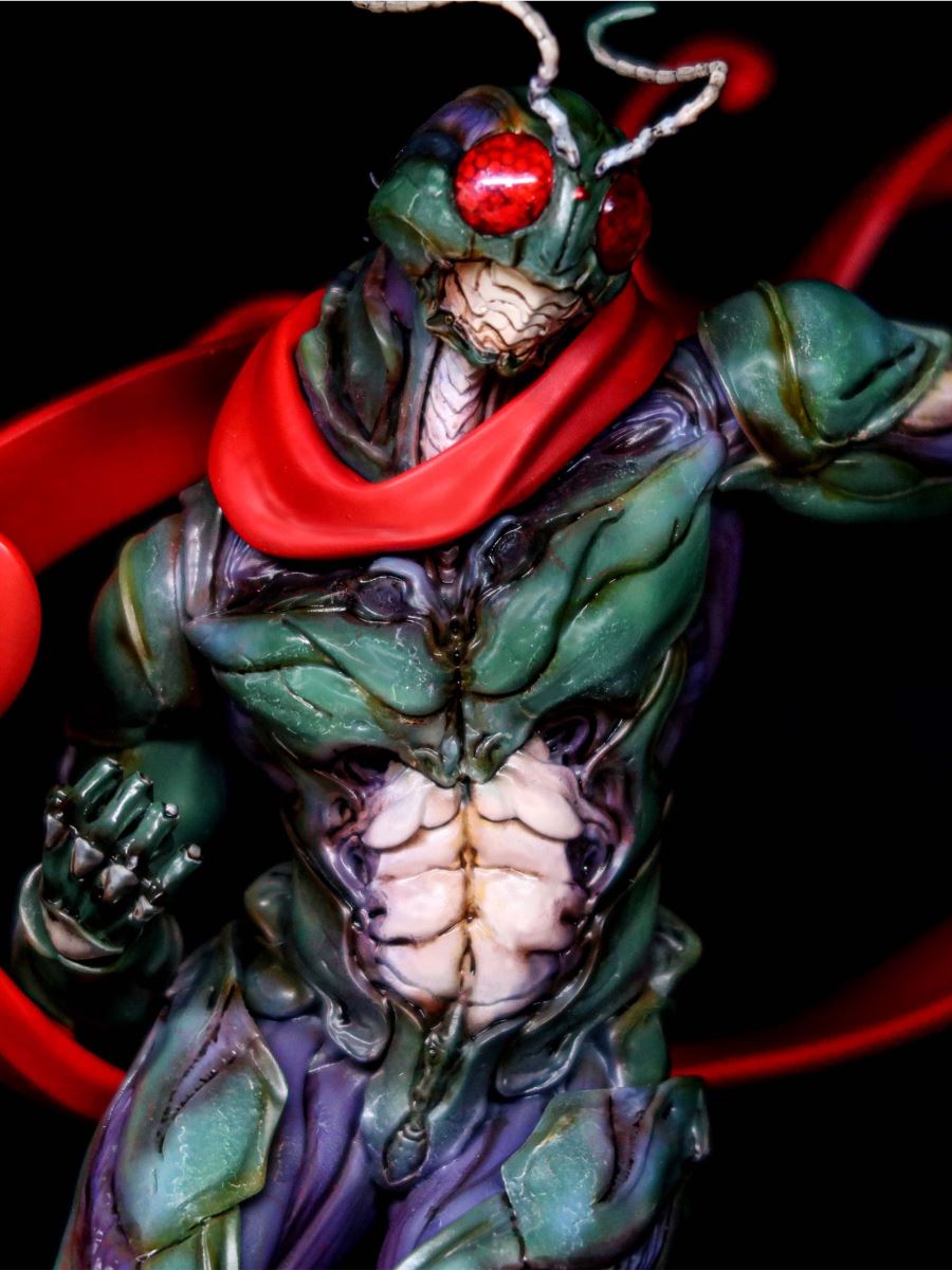 Original Insect Man Series Locust Man (Unpainted Figure）