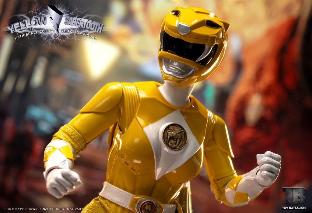 Yellow Sabretooth Tiger Warrior & Pink Pterosaur Warrior