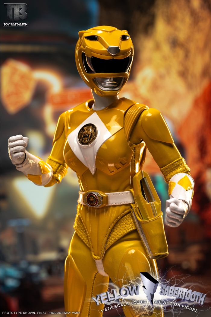 Yellow Sabretooth Tiger Warrior & Pink Pterosaur Warrior