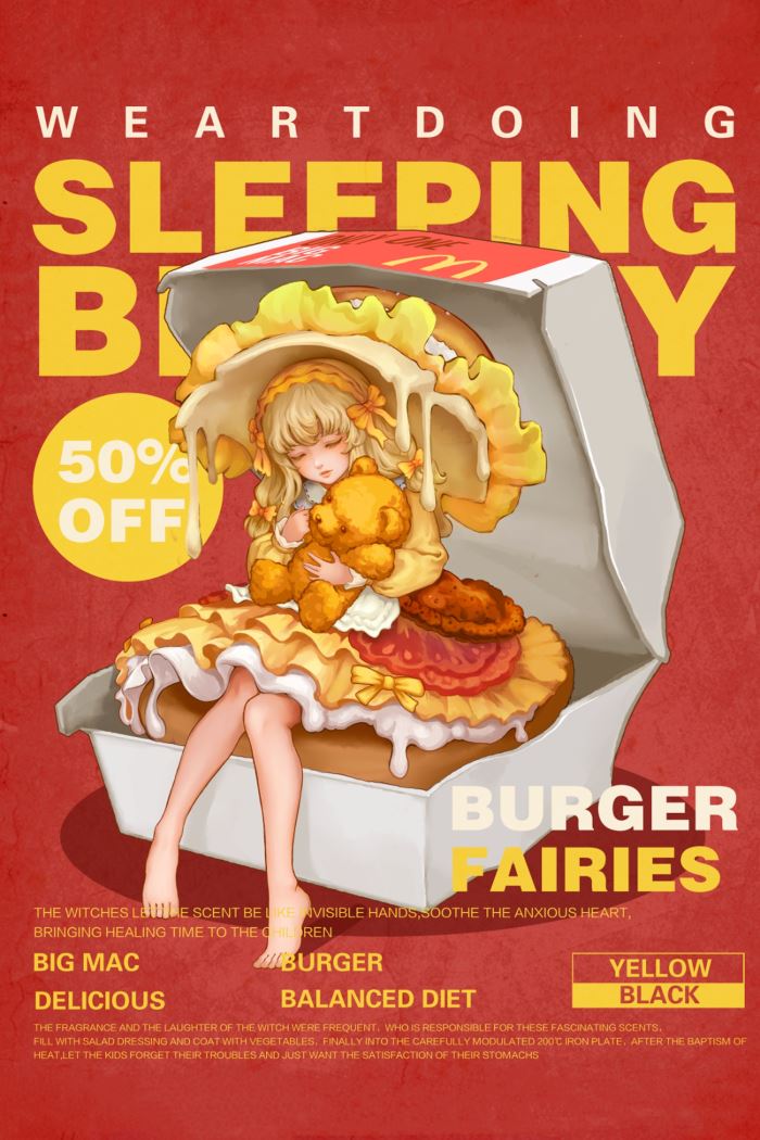 Sleeping Beauty - Burger Fairies