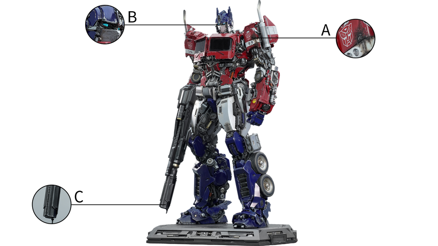 Optimus Prime Human-Size Statue