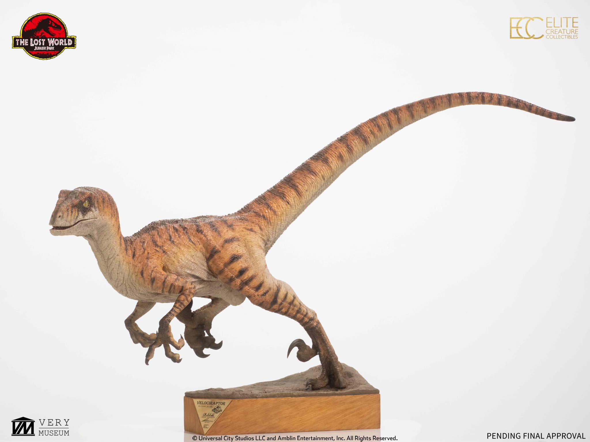 Male Velociraptor Maquette - The Lost World