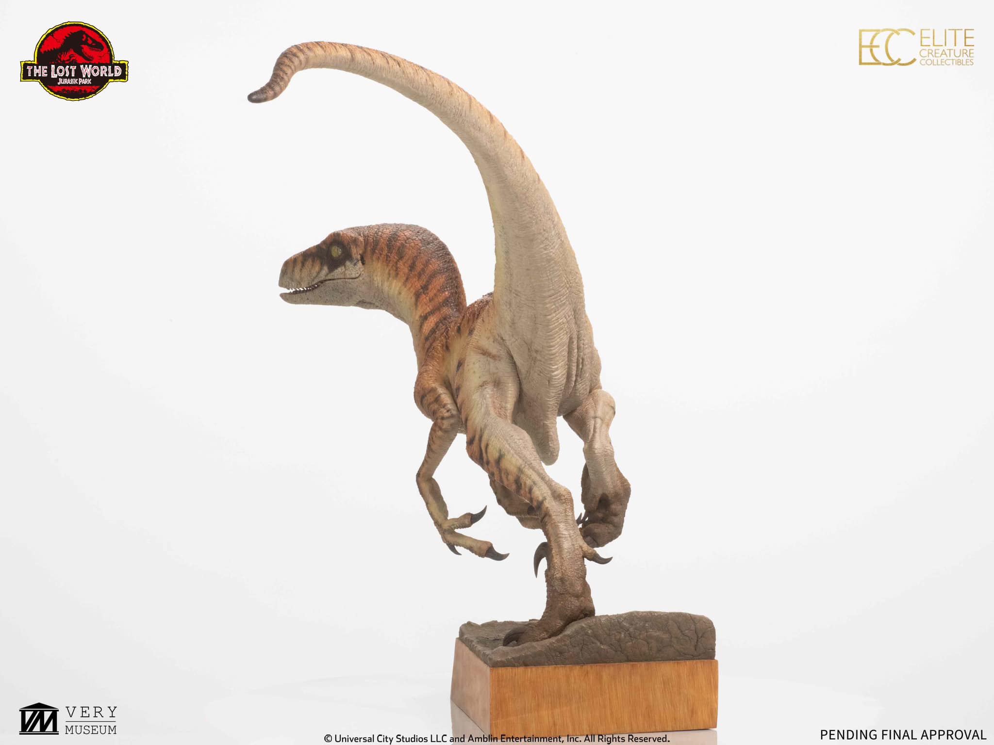 Male Velociraptor Maquette - The Lost World