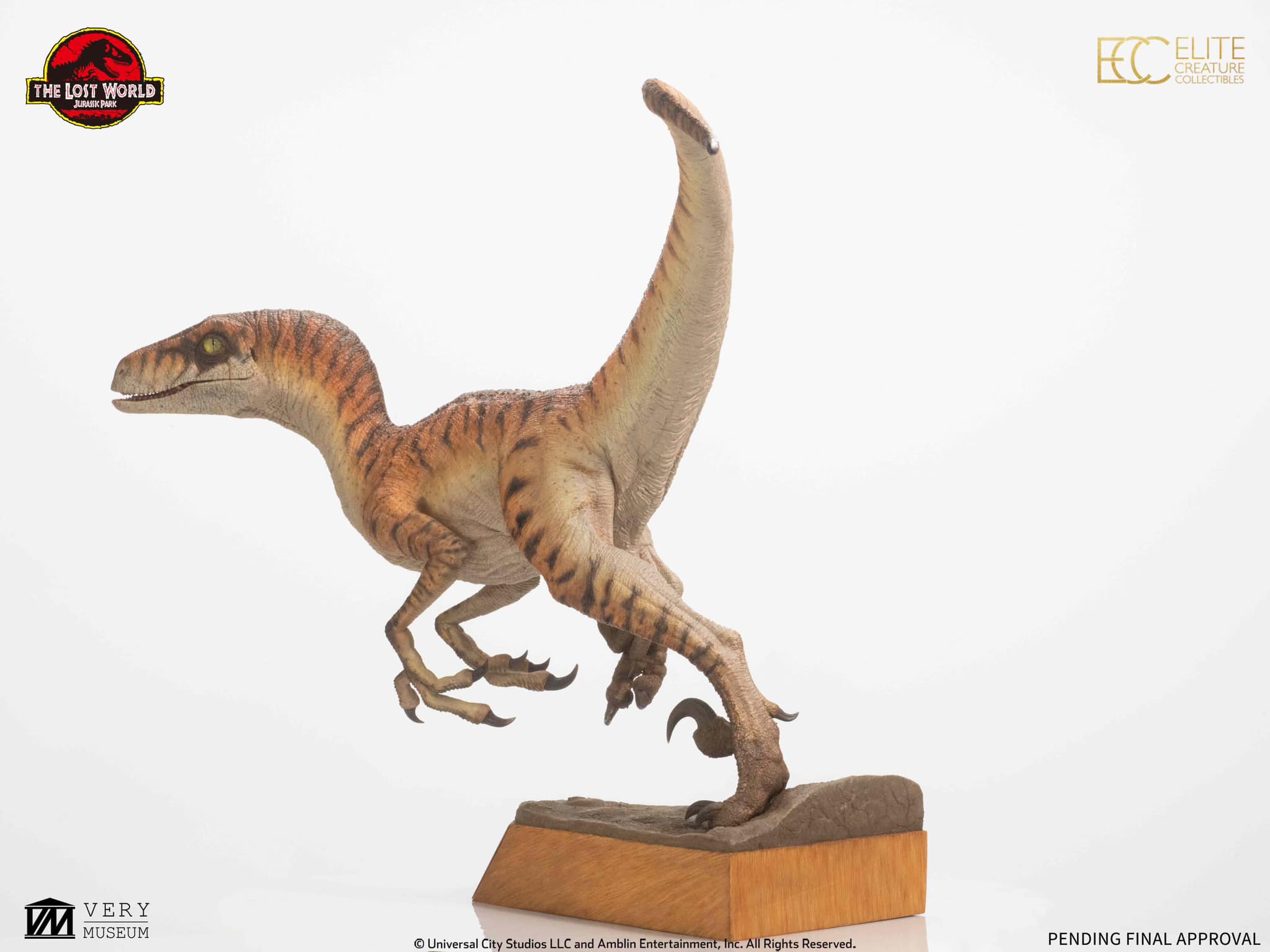 Male Velociraptor Maquette - The Lost World