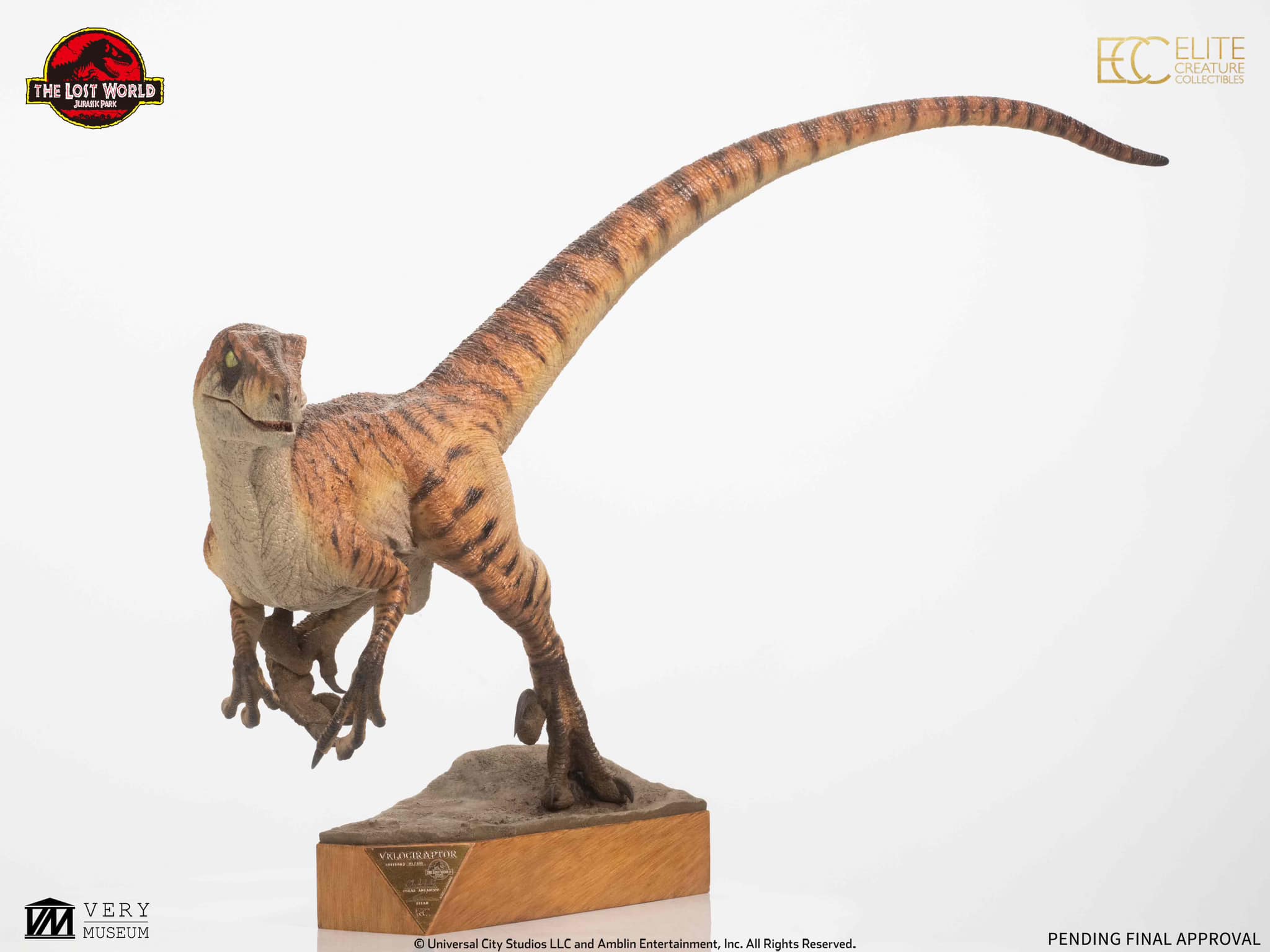 Male Velociraptor Maquette - The Lost World