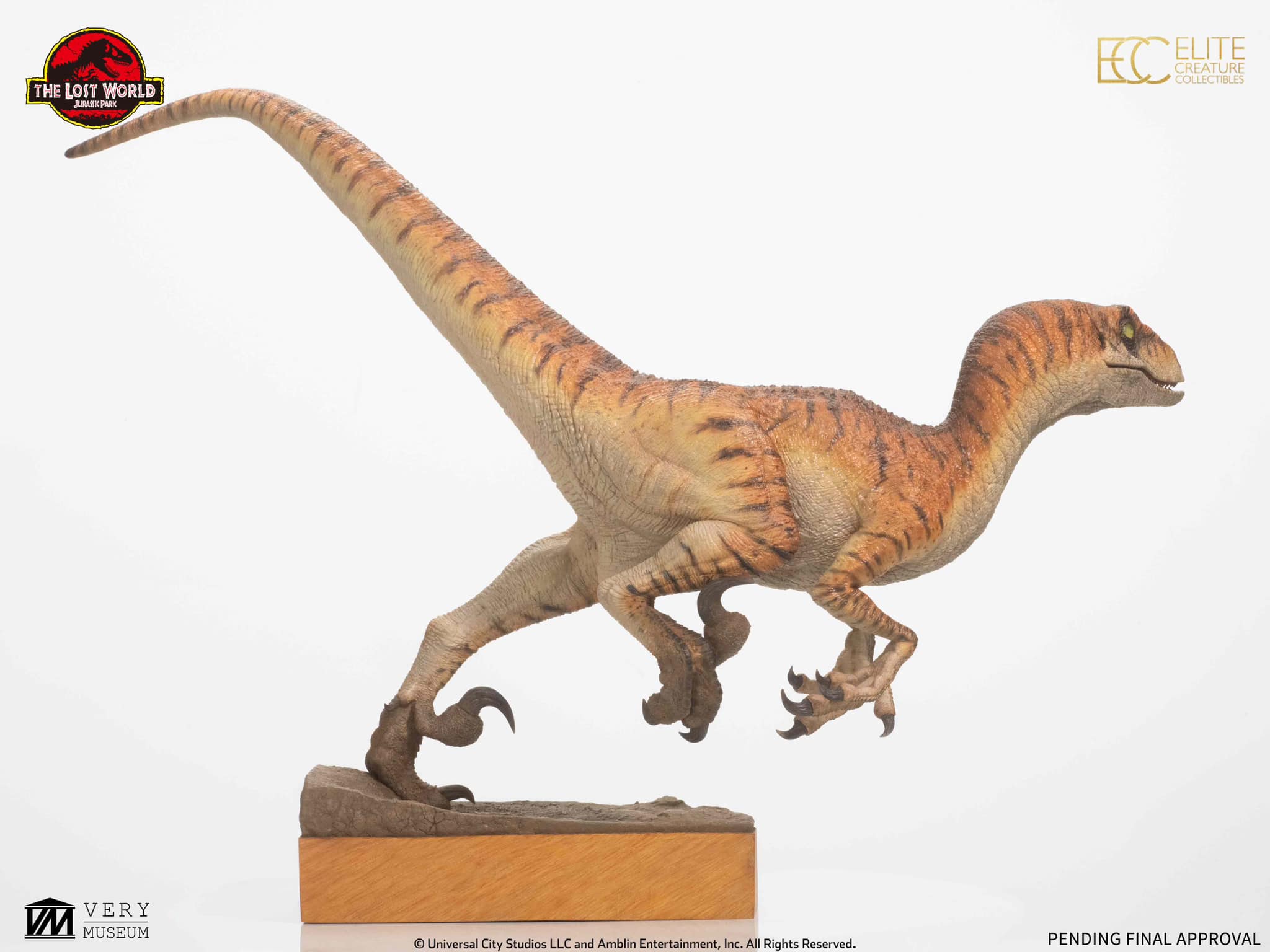 Male Velociraptor Maquette - The Lost World