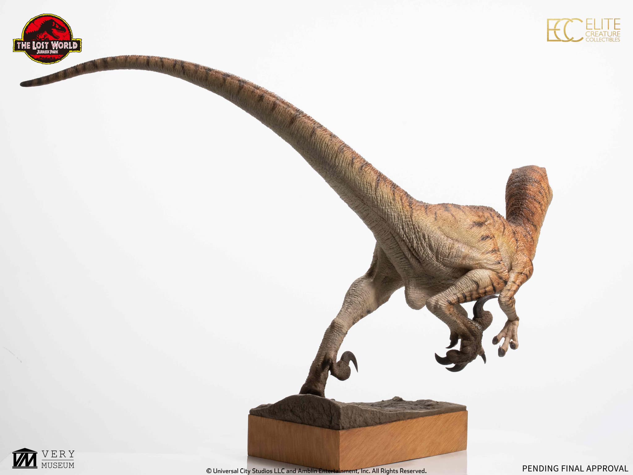 Male Velociraptor Maquette - The Lost World