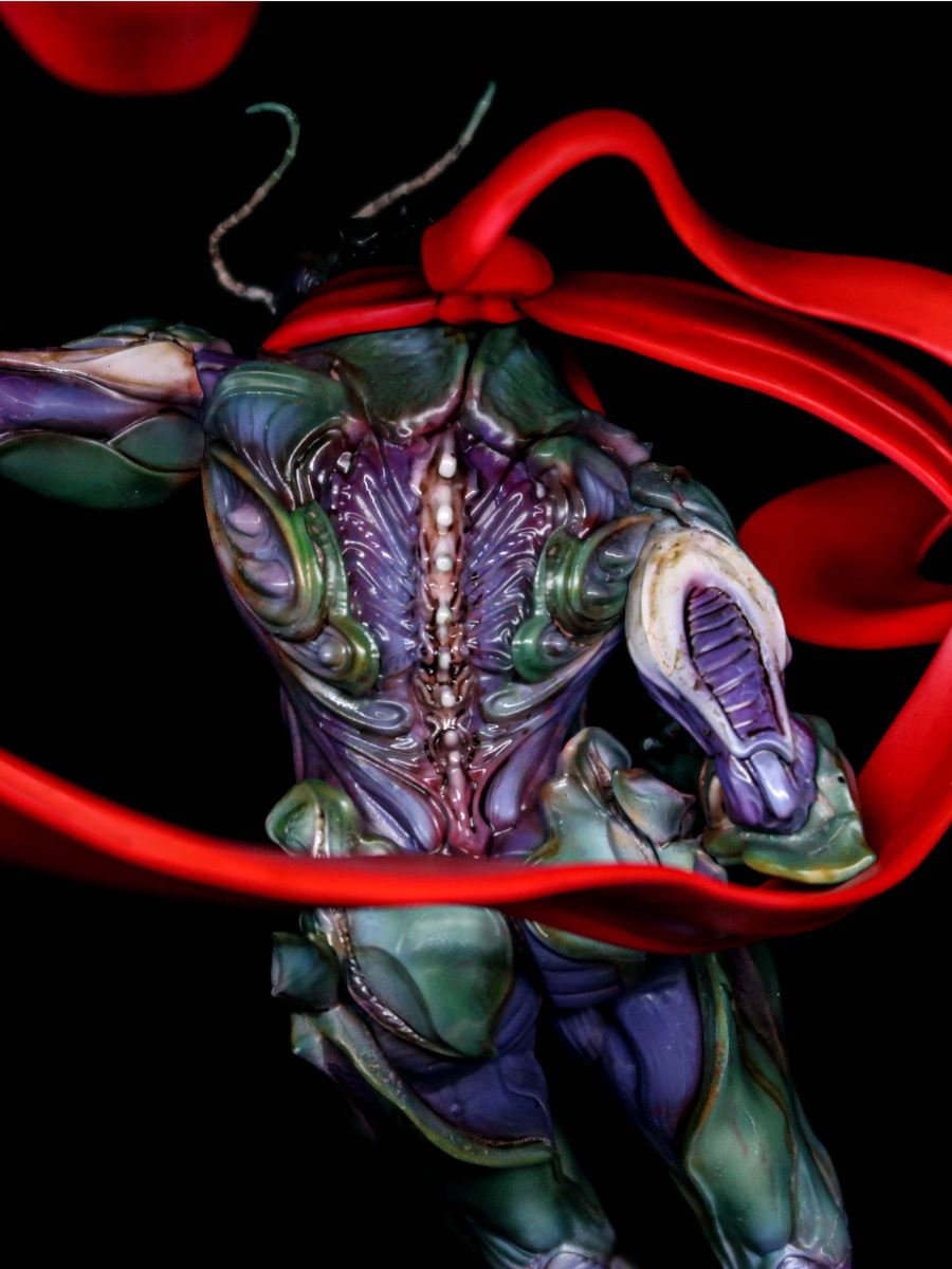 Original Insect Man Series Locust Man (Unpainted Figure）