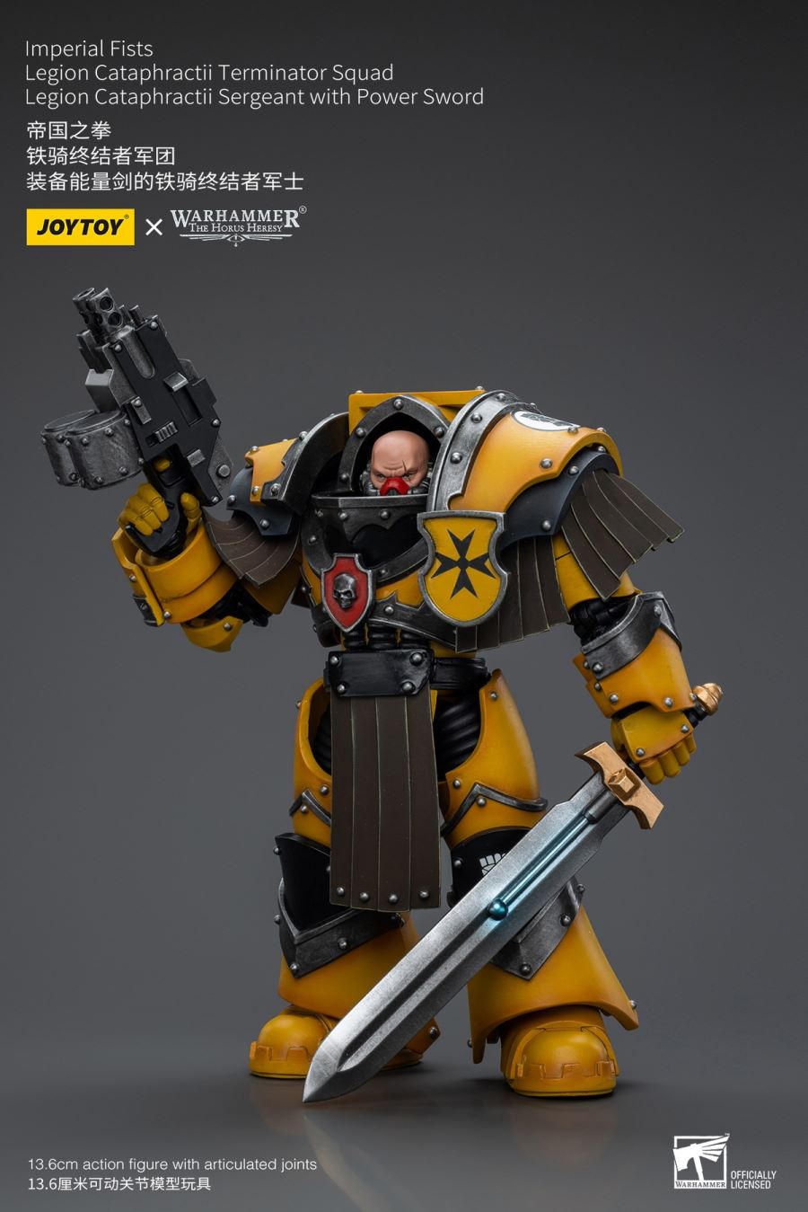 Imperial Fist Contemptor Dreadnought/Cavalry Terminator Sergeant/Cavalry Terminator 1/18