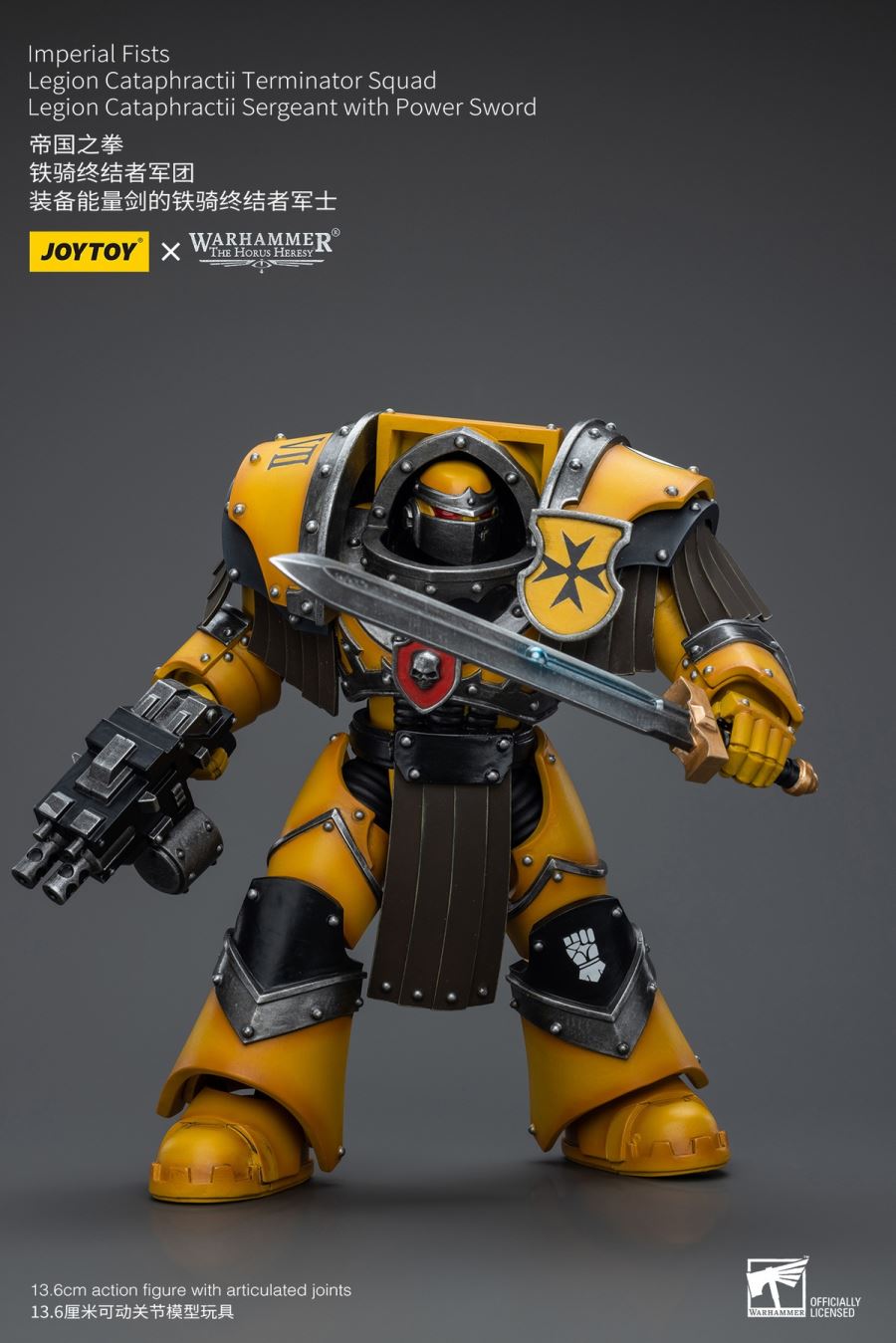 Imperial Fist Contemptor Dreadnought/Cavalry Terminator Sergeant/Cavalry Terminator 1/18