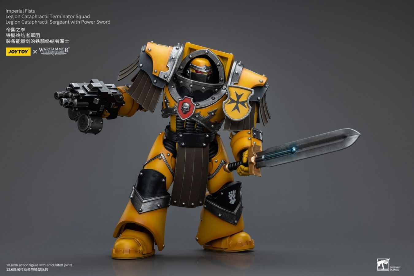 Imperial Fist Contemptor Dreadnought/Cavalry Terminator Sergeant/Cavalry Terminator 1/18