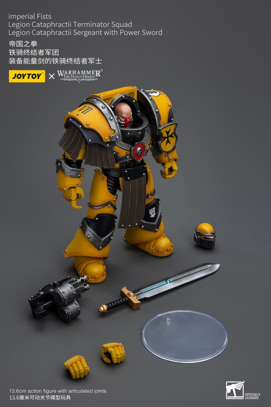 Imperial Fist Contemptor Dreadnought/Cavalry Terminator Sergeant/Cavalry Terminator 1/18