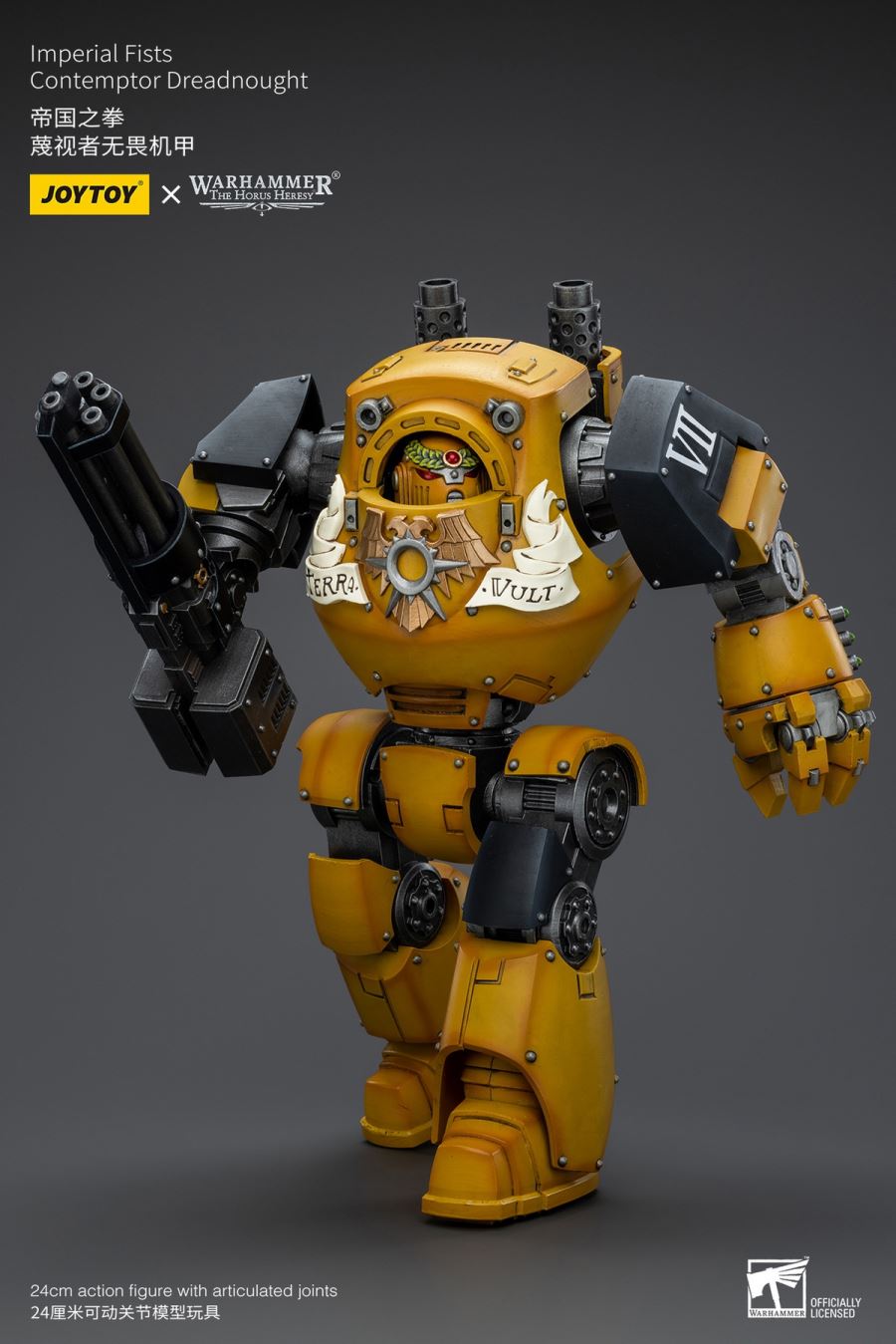 Imperial Fist Contemptor Dreadnought/Cavalry Terminator Sergeant/Cavalry Terminator 1/18