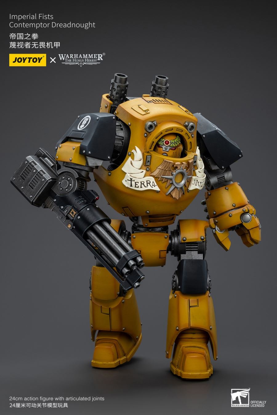 Imperial Fist Contemptor Dreadnought/Cavalry Terminator Sergeant/Cavalry Terminator 1/18