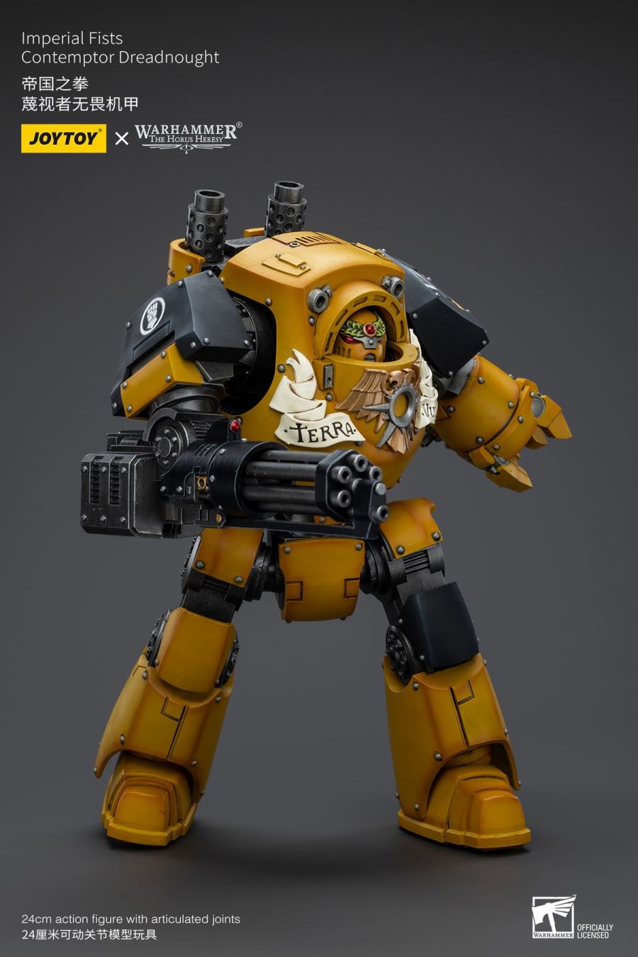 Imperial Fist Contemptor Dreadnought/Cavalry Terminator Sergeant/Cavalry Terminator 1/18