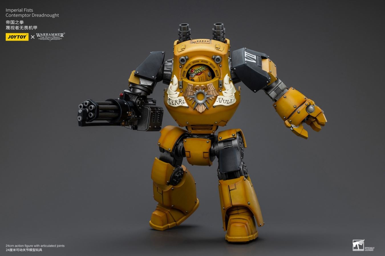 Imperial Fist Contemptor Dreadnought/Cavalry Terminator Sergeant/Cavalry Terminator 1/18