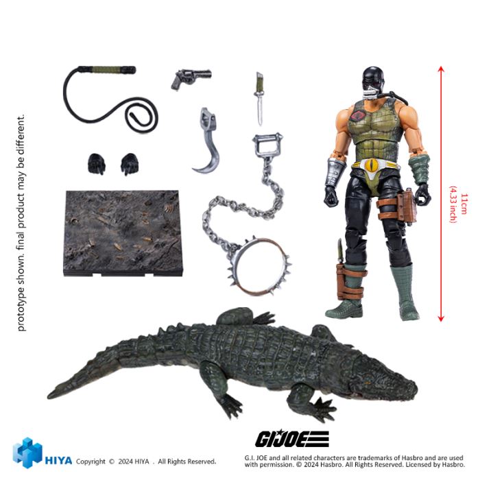 Special Forces Crocodile Master & Fiona 1/18